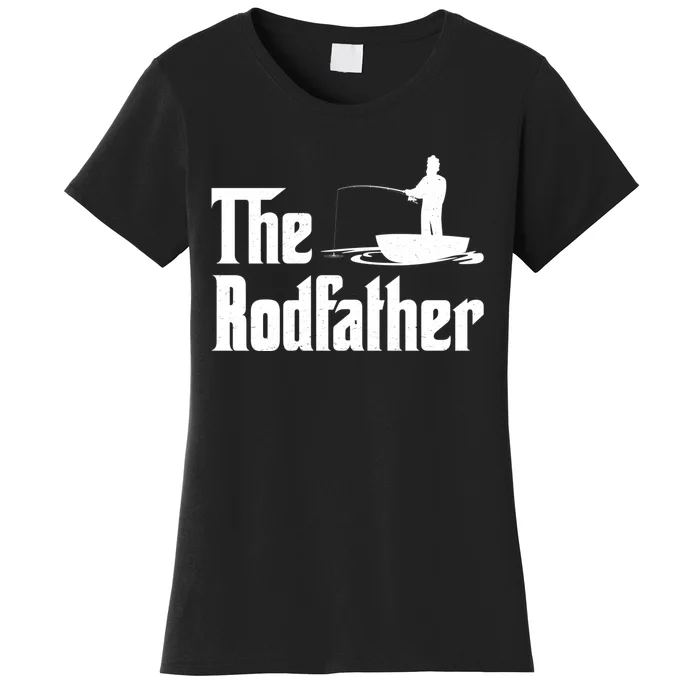 The Rodfather Funny Fishing For Fisherman Gift Women's T-Shirt