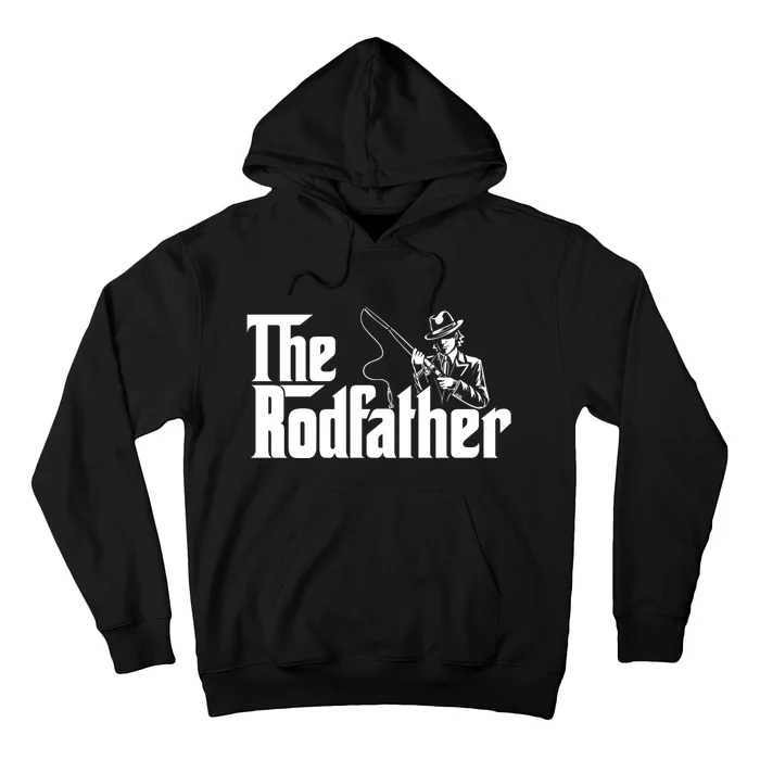 The Rodfather FatherS Day Fishing Lover Fisherman Hoodie