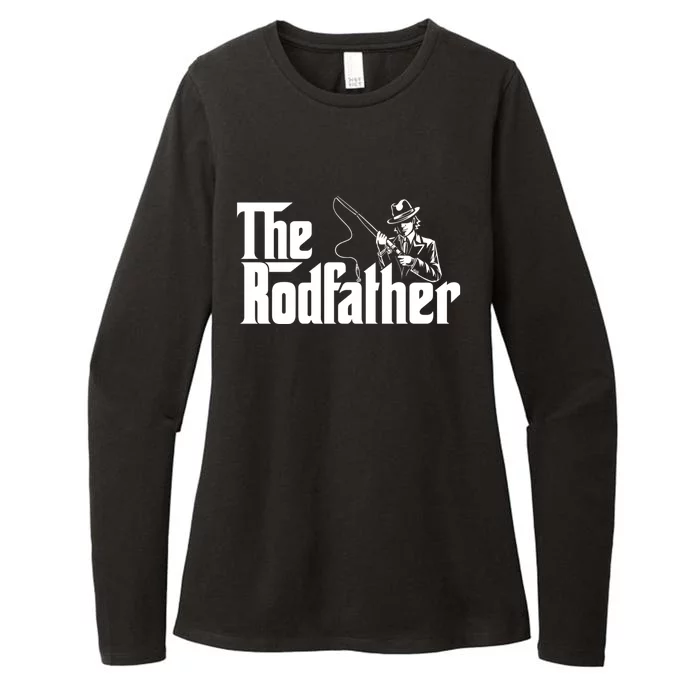 The Rodfather FatherS Day Fishing Lover Fisherman Womens CVC Long Sleeve Shirt