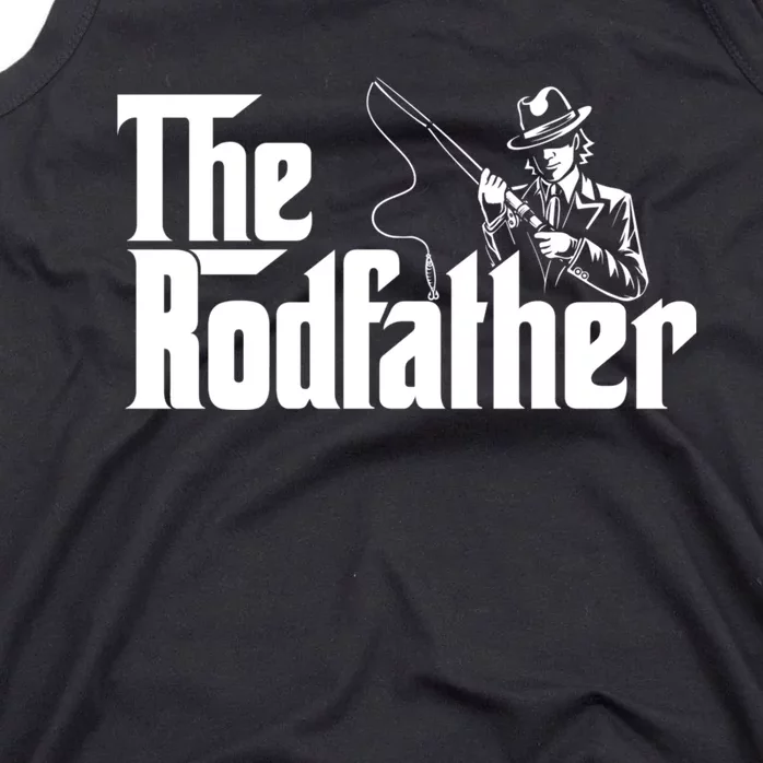 The Rodfather FatherS Day Fishing Lover Fisherman Tank Top