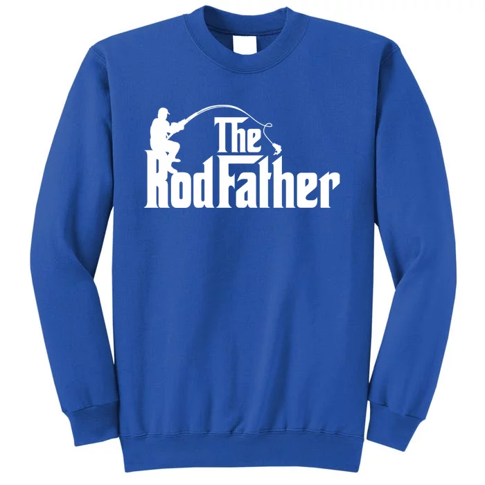 The Rodfather Funny Father’S Day Fisherman Dad Tall Sweatshirt