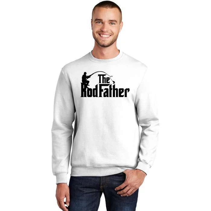 The Rodfather Funny Father’S Day Fisherman Dad Sweatshirt