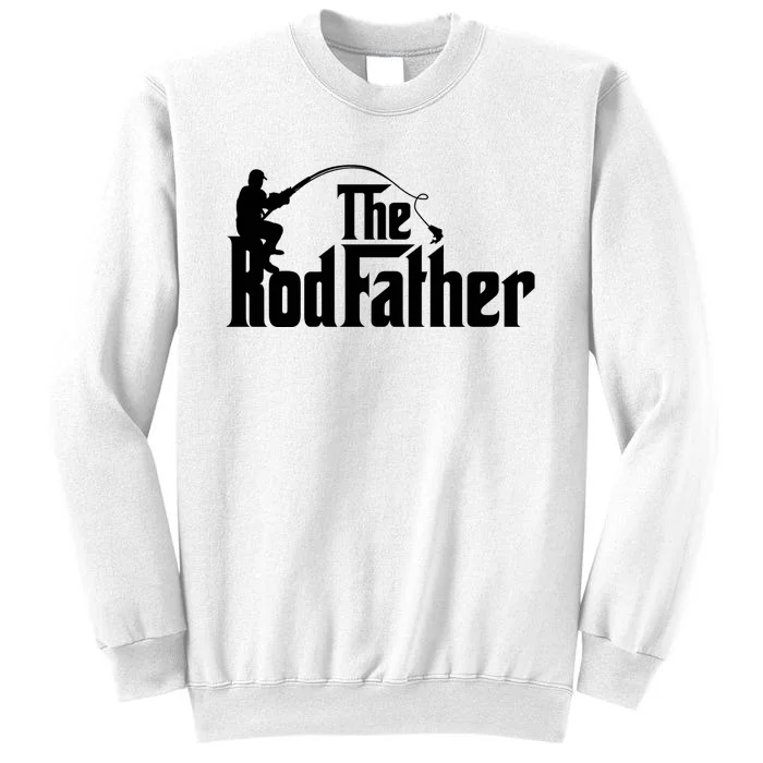 The Rodfather Funny Father’S Day Fisherman Dad Sweatshirt