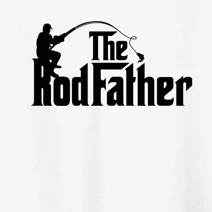 The Rodfather Funny Father’S Day Fisherman Dad Toddler T-Shirt