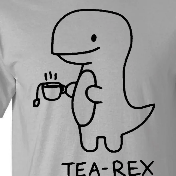 Tea Rex Funny Dinosaur Tea Party Tall T-Shirt