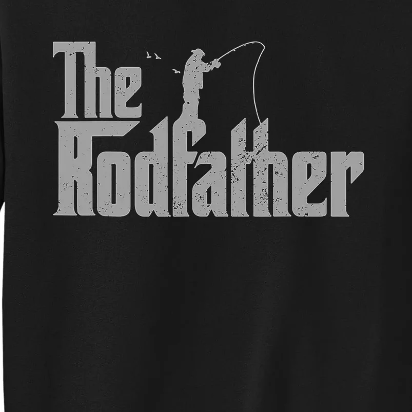 The Rodfather Funny Fishing Lover Rod Fish Dad Fisherman Sweatshirt