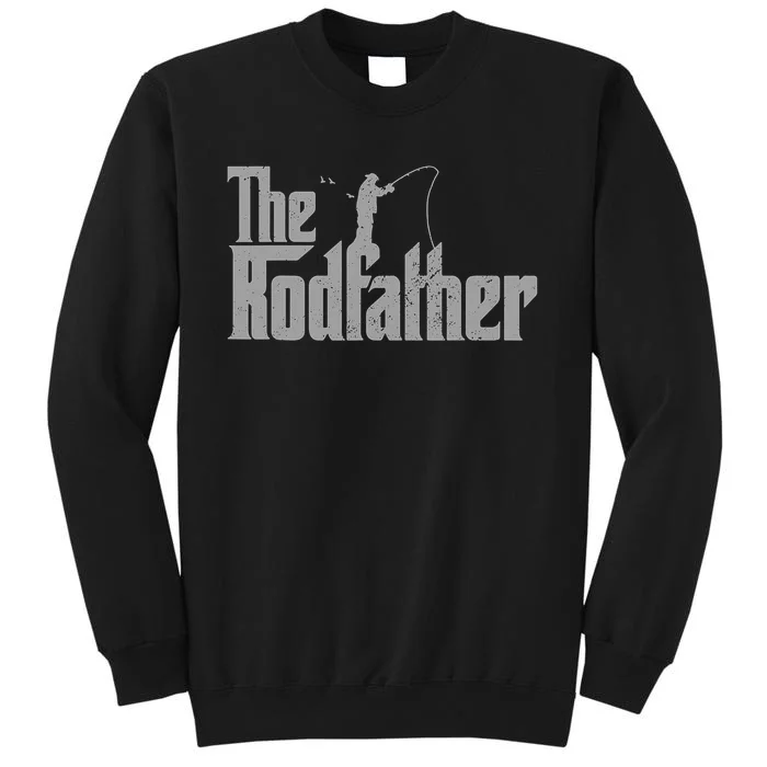 The Rodfather Funny Fishing Lover Rod Fish Dad Fisherman Sweatshirt