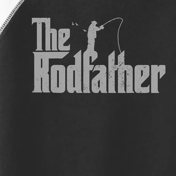 The Rodfather Funny Fishing Lover Rod Fish Dad Fisherman Toddler Fine Jersey T-Shirt