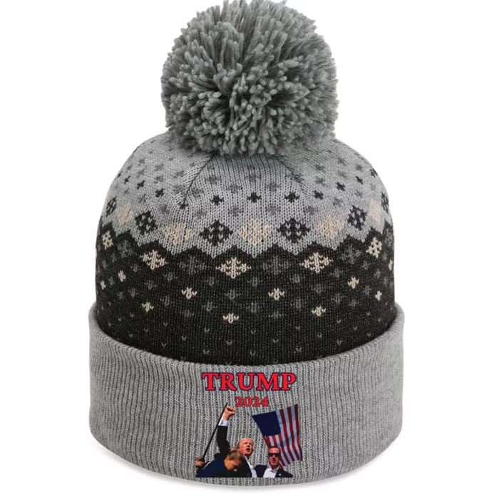 Trump Raise Fist Pump! Donald Trump Shooting Bloody Trump Rally The Baniff Cuffed Pom Beanie