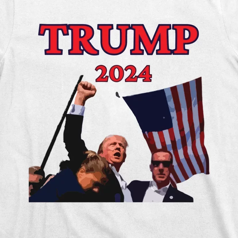 Trump Raise Fist Pump! Donald Trump Shooting Bloody Trump Rally T-Shirt