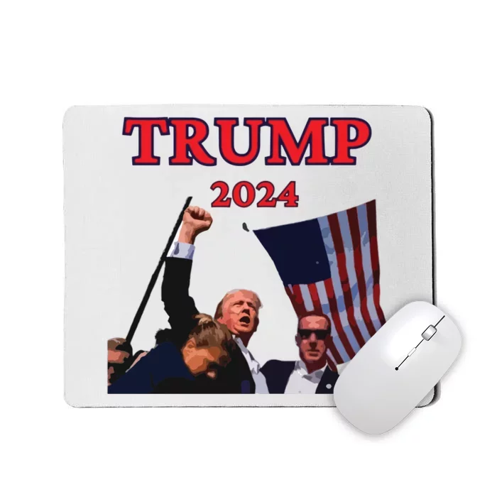 Trump Raise Fist Pump! Donald Trump Shooting Bloody Trump Rally Mousepad