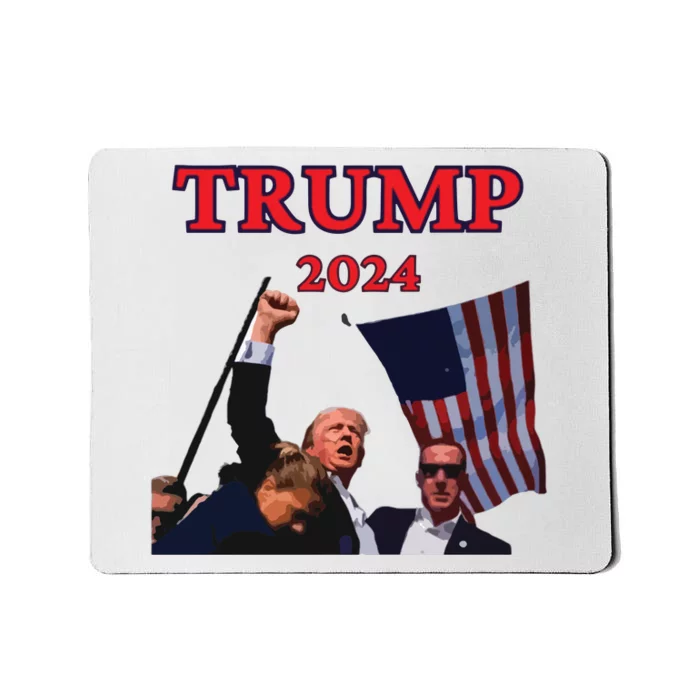 Trump Raise Fist Pump! Donald Trump Shooting Bloody Trump Rally Mousepad