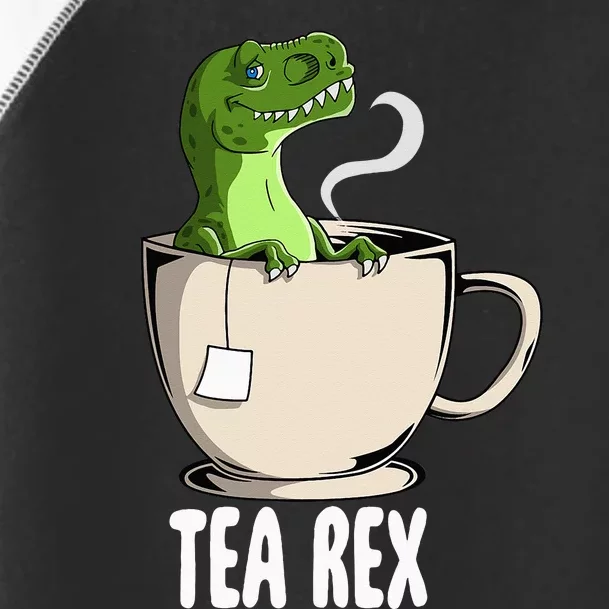 Tea Rex Funny T Rex Dinosaur Joke Pun Tyrannosaurus Toddler Fine Jersey T-Shirt