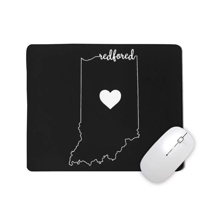 Teacher Red For Ed Redfored Indiana Public Education Gift Mousepad