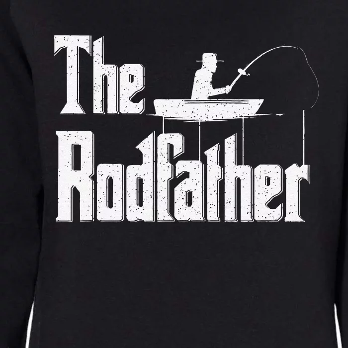 The Rodfather Funny Fishing Dad Gift Womens California Wash Sweatshirt