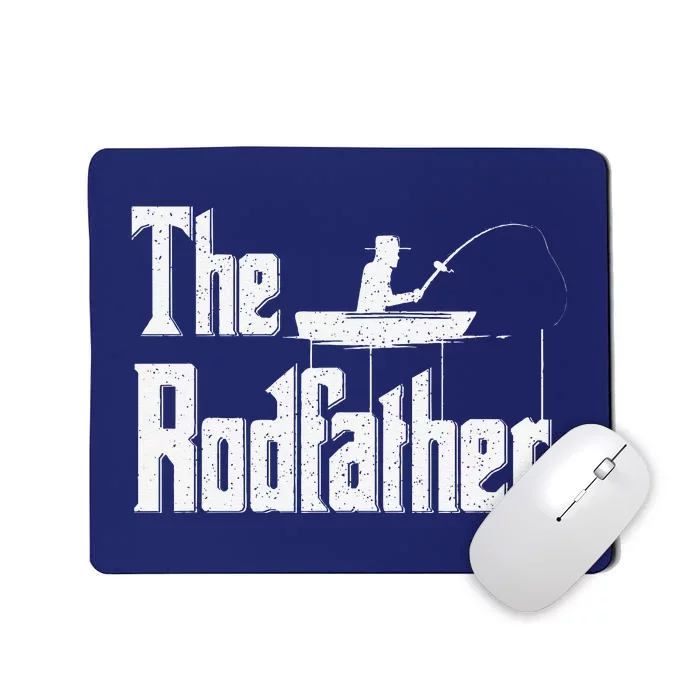 The Rodfather Funny Fishing Dad Gift Mousepad