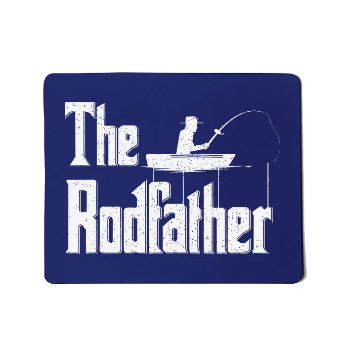 The Rodfather Funny Fishing Dad Gift Mousepad