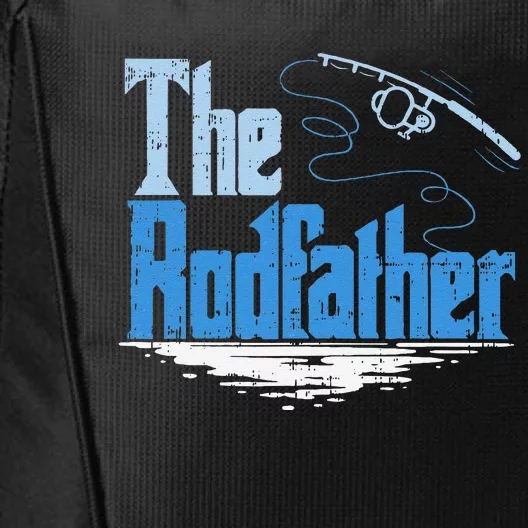 The Rodfather Funny Fishing Parody Gift City Backpack