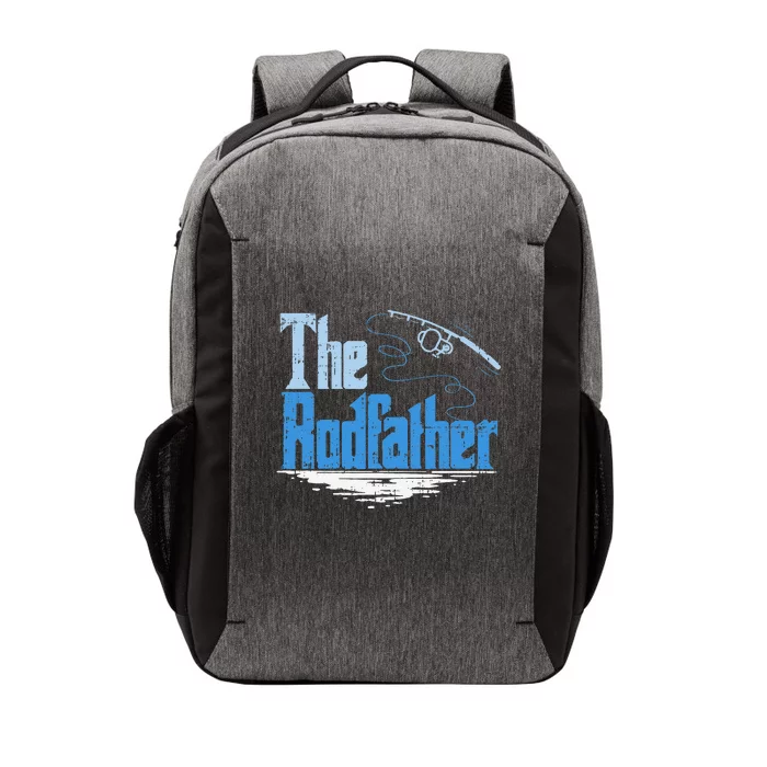 The Rodfather Funny Fishing Parody Gift Vector Backpack