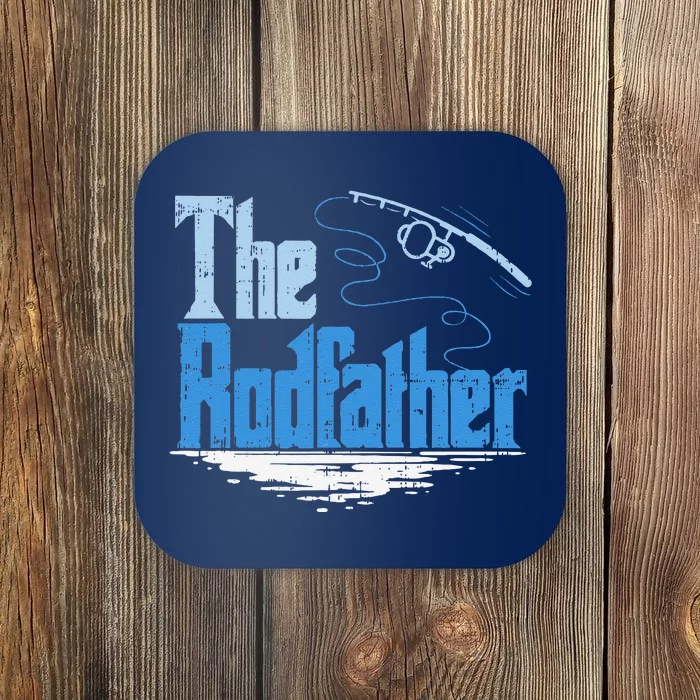 The Rodfather Funny Fishing Parody Gift Coaster