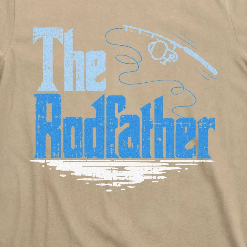 The Rodfather Funny Fishing Parody Gift T-Shirt