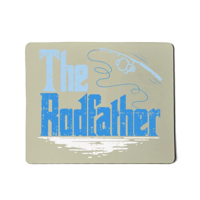 The Rodfather Funny Fishing Parody Gift Mousepad