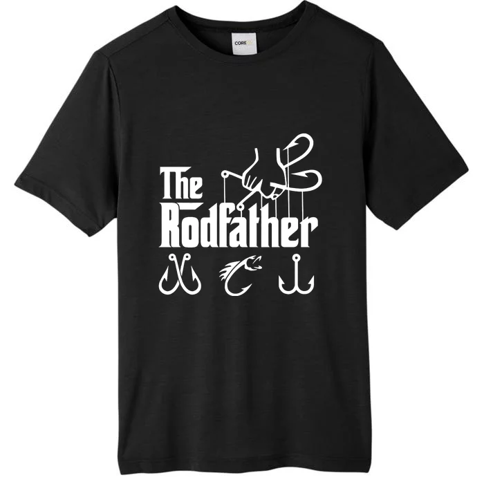 The Rodfather. Funny Fishing For Fisherman Dad Fathers Day Gift ChromaSoft Performance T-Shirt