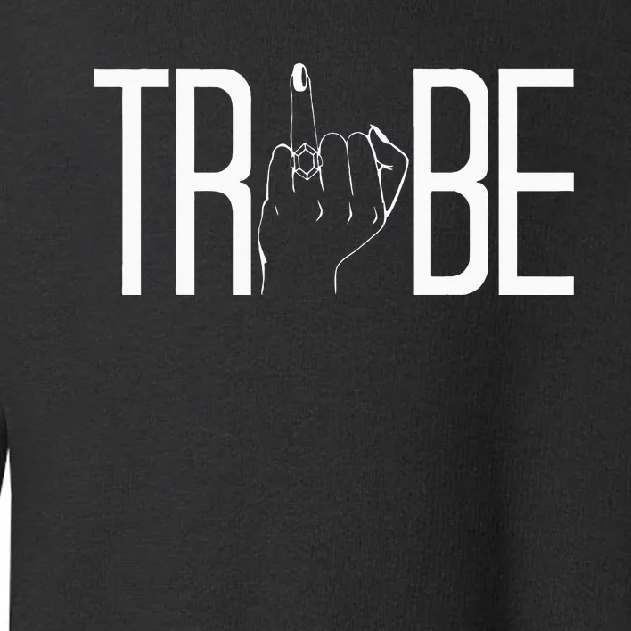 Tribe Ring Finger Wedding Bridal Bachelorette Party Matching Toddler Sweatshirt