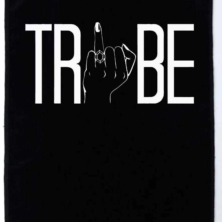 Tribe Ring Finger Wedding Bridal Bachelorette Party Matching Platinum Collection Golf Towel