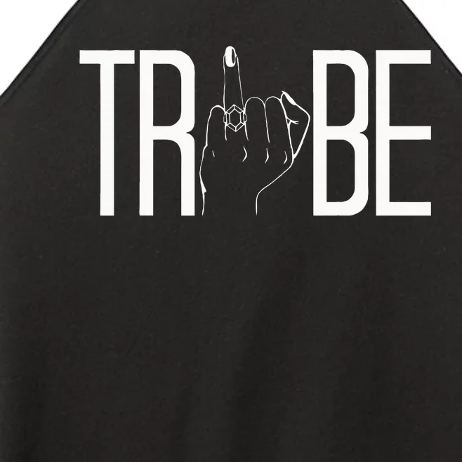 Tribe Ring Finger Wedding Bridal Bachelorette Party Matching Women’s Perfect Tri Rocker Tank