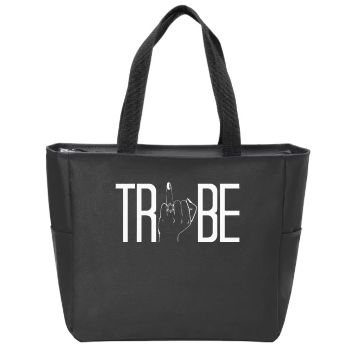 Tribe Ring Finger Wedding Bridal Bachelorette Party Matching Zip Tote Bag