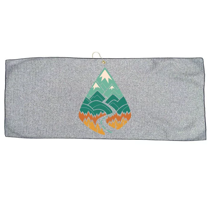 The Road Goes Ever On Summer Large Microfiber Waffle Golf Towel