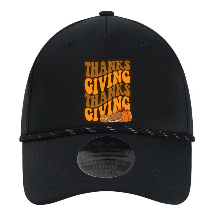 Thanksgiving Retro Groovy Holiday Cute Performance The Dyno Cap