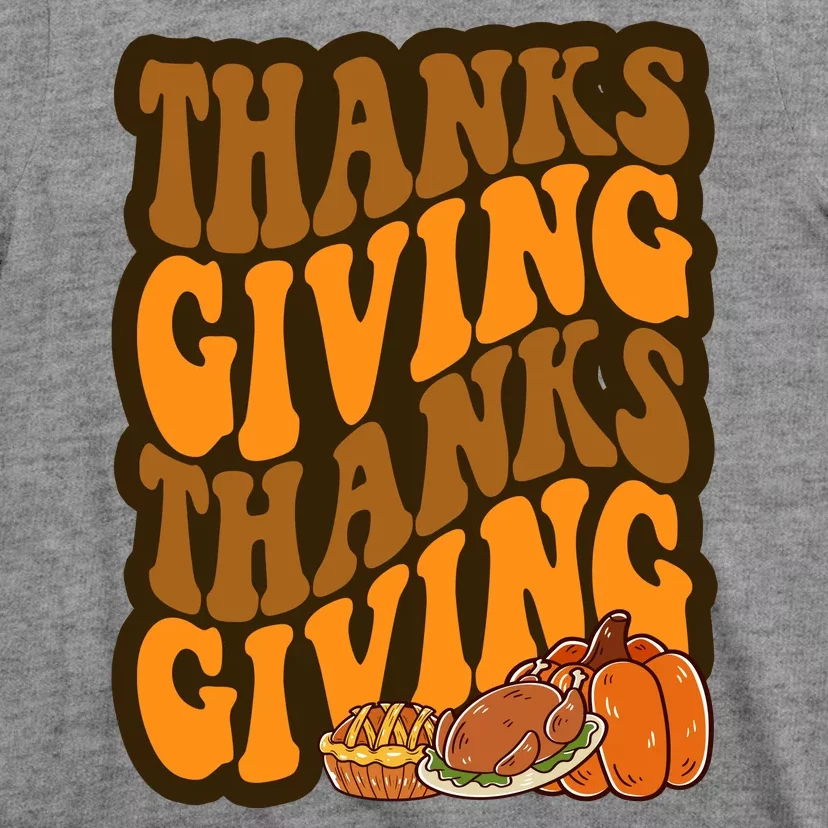 Thanksgiving Retro Groovy Holiday Cute T-Shirt