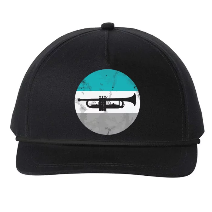 Trumpet Retro Gift For Men Women Boy Girl Snapback Five-Panel Rope Hat