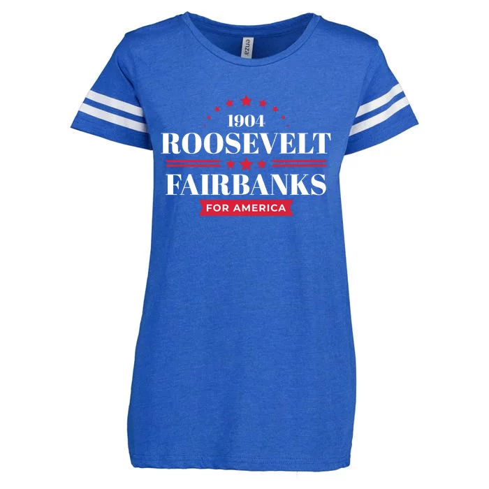 Teddy Roosevelt Gift President Theodore Campaign Cool Gift Enza Ladies Jersey Football T-Shirt