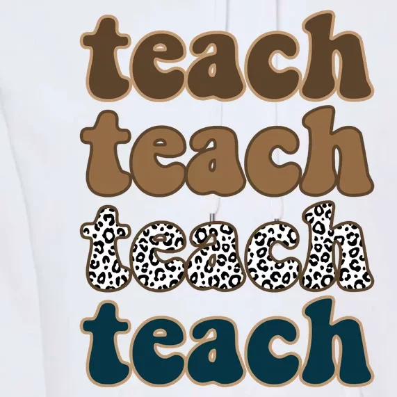 Teach Retro Gift For Teacher Premium Hoodie