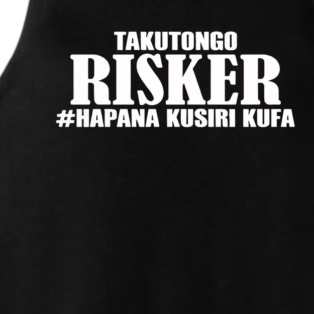 Takutongo Risker Hapana Kusiri Kufa Ladies Tri-Blend Wicking Tank