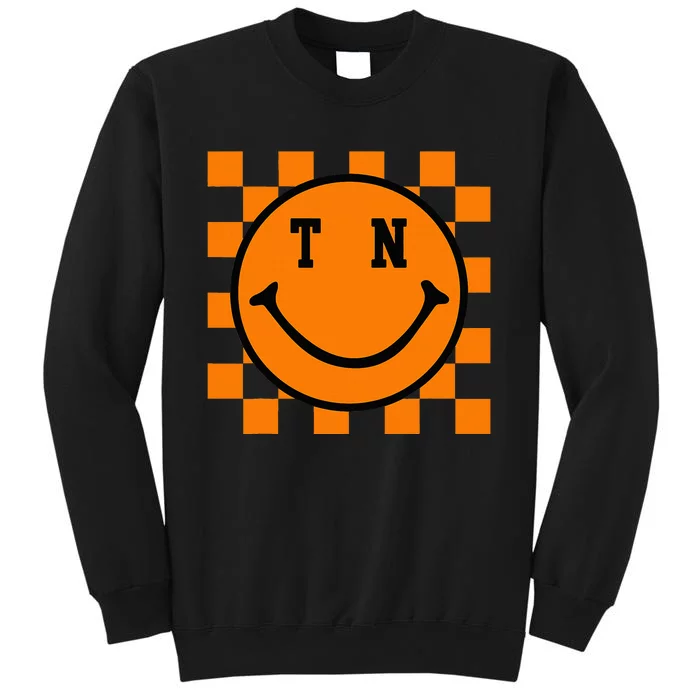 Tennessee Retro Happy Checkerboard Sweatshirt