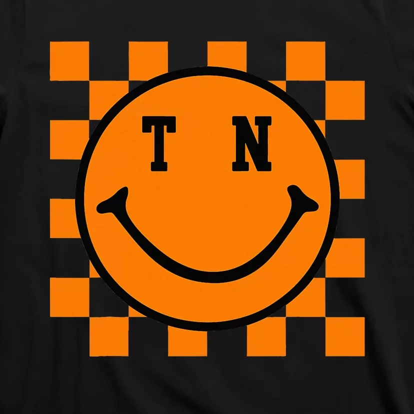 Tennessee Retro Happy Checkerboard T-Shirt