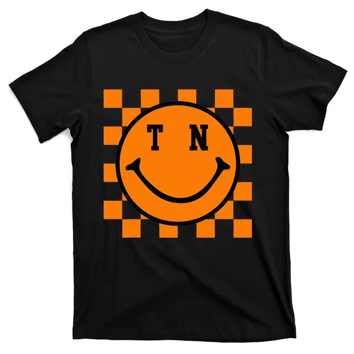 Tennessee Retro Happy Checkerboard T-Shirt