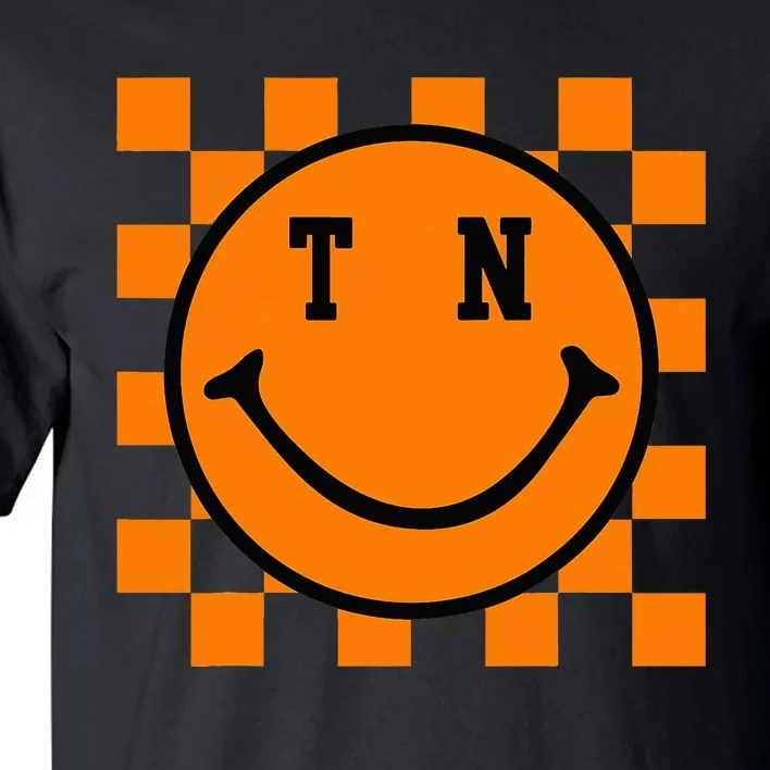 Tennessee Retro Happy Checkerboard Tall T-Shirt