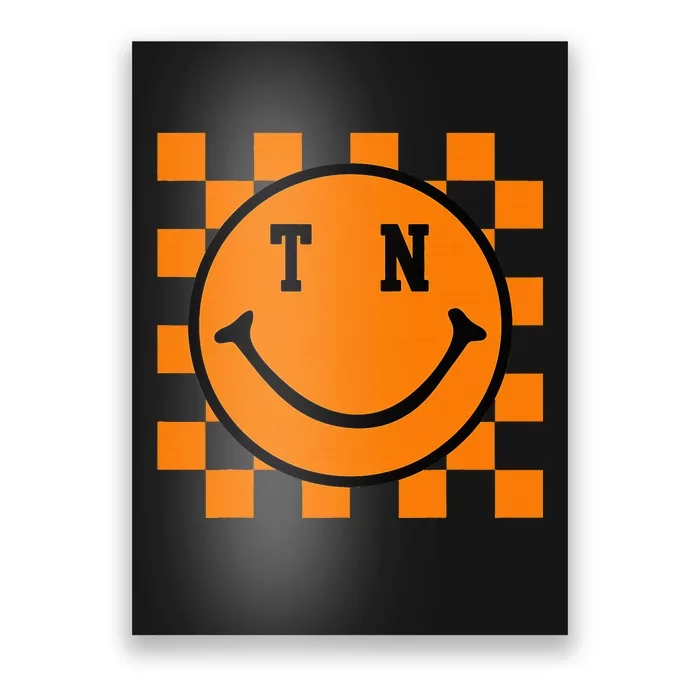 Tennessee Retro Happy Checkerboard Poster