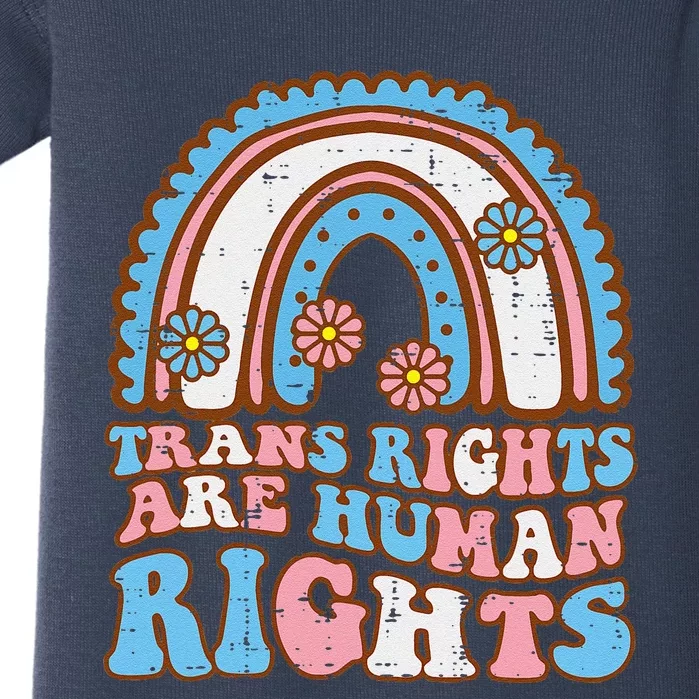 Transg Rights Human Rights Retro Transg Lgbt Women Girl Baby Bodysuit