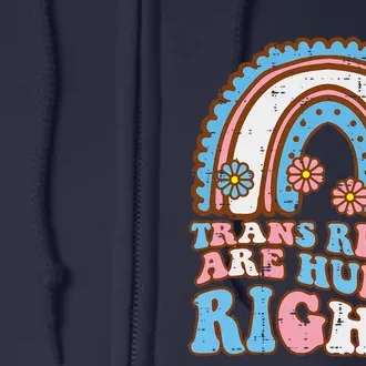 Transg Rights Human Rights Retro Transg Lgbt Women Girl Full Zip Hoodie