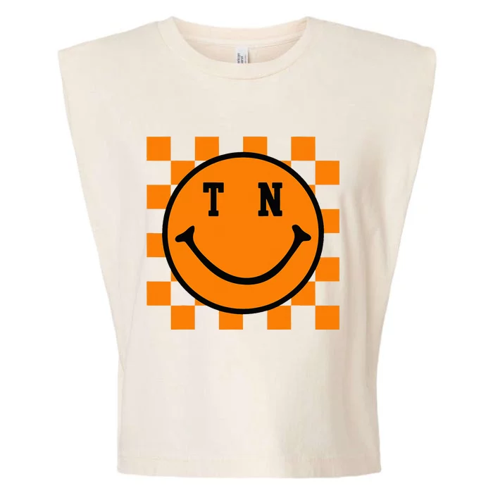 Tennessee Retro Happy Checkerboard Garment-Dyed Women's Muscle Tee