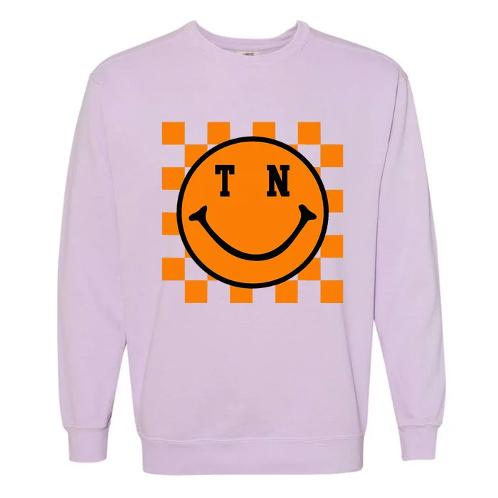 Tennessee Retro Happy Checkerboard Garment-Dyed Sweatshirt