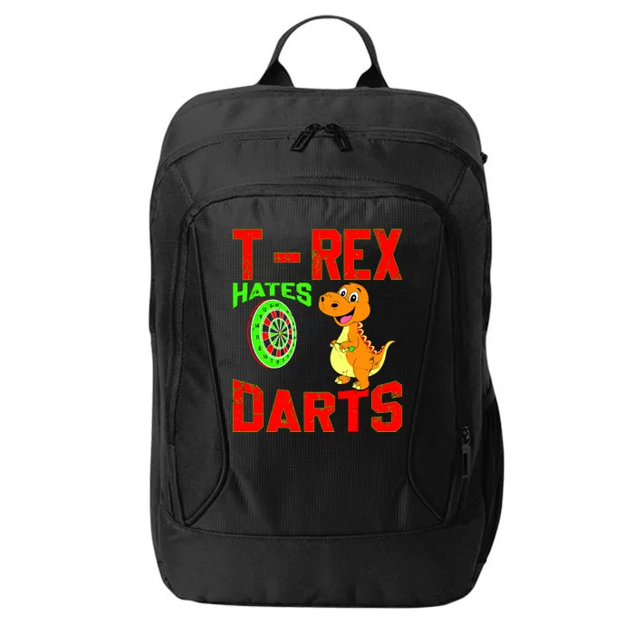 T Rex Hates Darts City Backpack