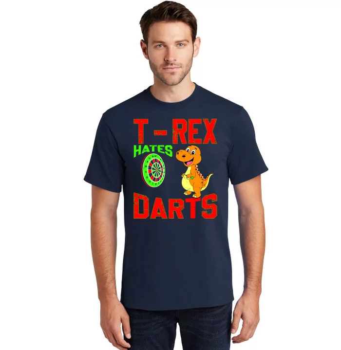 T Rex Hates Darts Tall T-Shirt