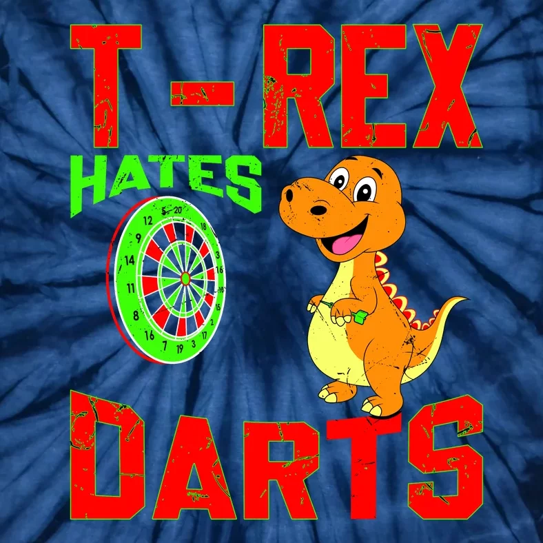 T Rex Hates Darts Tie-Dye T-Shirt